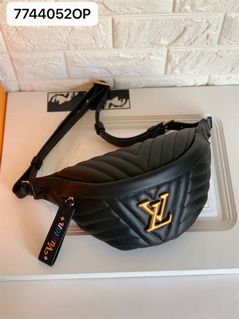 louis vuitton belt bag black|Louis Vuitton black bum bag.